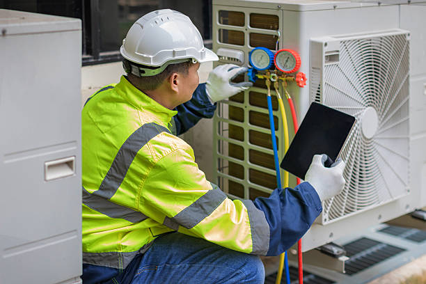 Professional Hvac Installation technician working in King, WI